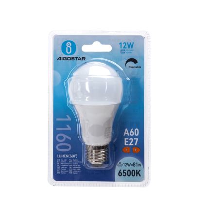 LED Stmívatelná žárovka A60 E27/12W/230V 6500K - Aigostar