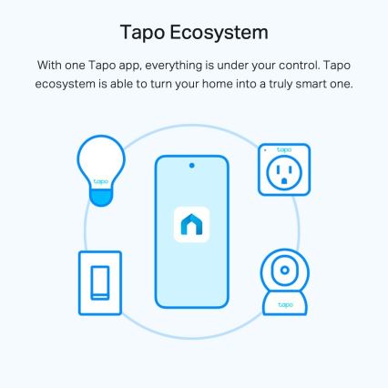 LED Stmívatelná žárovka A60 E27/8,7W/230V 2700K Wi-Fi - TP-Link