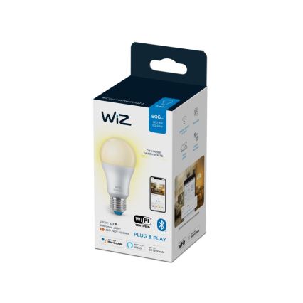 LED Stmívatelná žárovka A60 E27/8W/230V 2700K CRI 90 Wi-Fi - WiZ