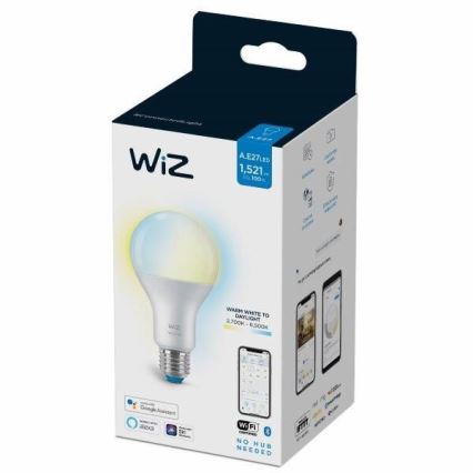 LED Stmívatelná žárovka A67 E27/13W/230V 2700-6500K CRI 90 Wi-Fi - WiZ