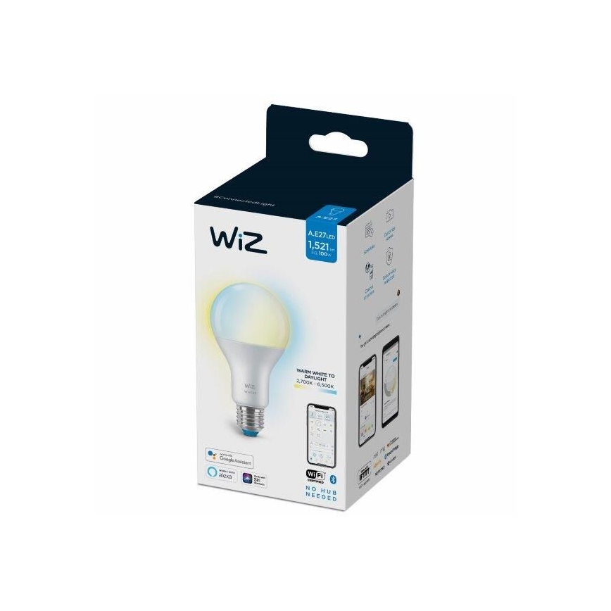 LED Stmívatelná žárovka A67 E27/13W/230V 2700-6500K CRI 90 Wi-Fi - WiZ