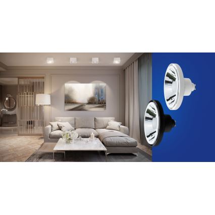 LED Stmívatelná žárovka AR111 GU10/10W/230V 3000-6500K Wi-Fi Tuya 30° bílá