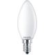 LED Stmívatelná žárovka CANDLE Philips B35 E14/4,5W/230V 2700K