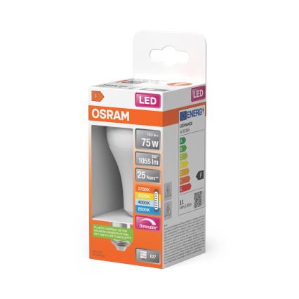 LED Stmívatelná žárovka CLASSIC A60 E27/10,5W/230V 2700/3000/4000/6500K - Osram