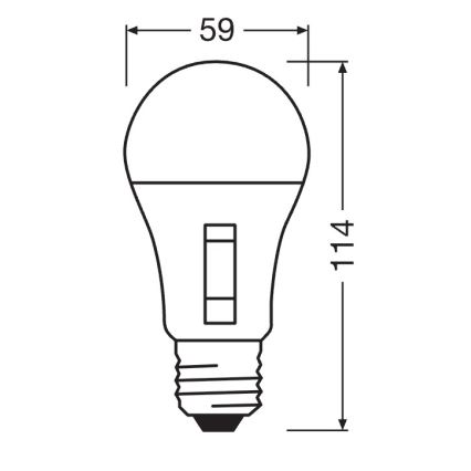 LED Stmívatelná žárovka CLASSIC A60 E27/8,8W/230V 2700/3000/4000/6500K - Osram