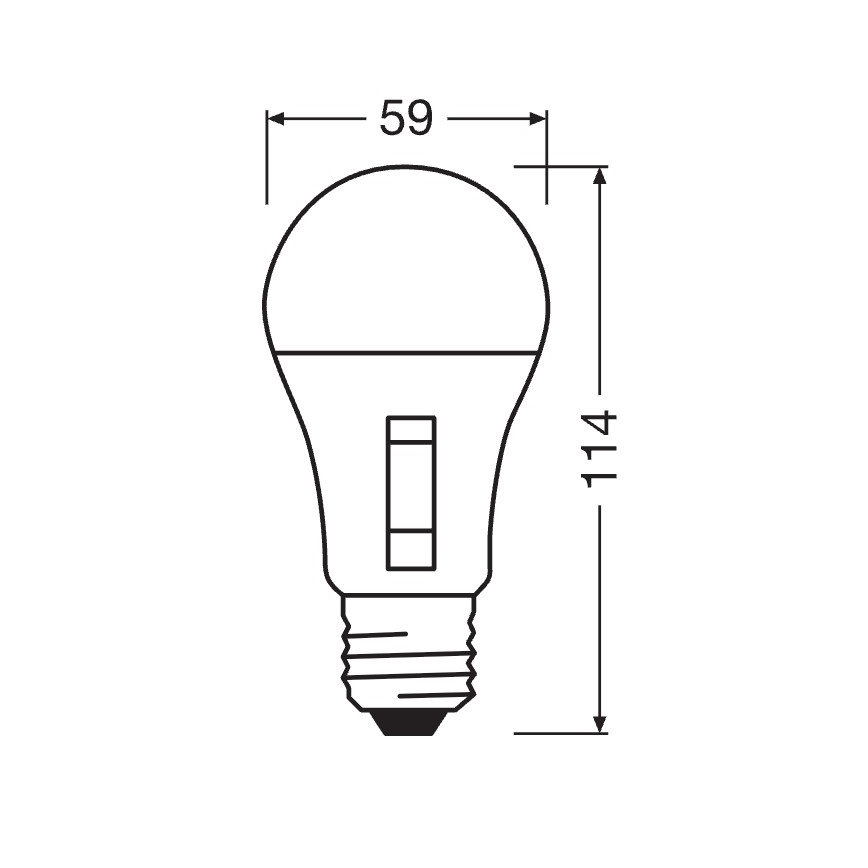 LED Stmívatelná žárovka CLASSIC A60 E27/8,8W/230V 2700/3000/4000/6500K - Osram