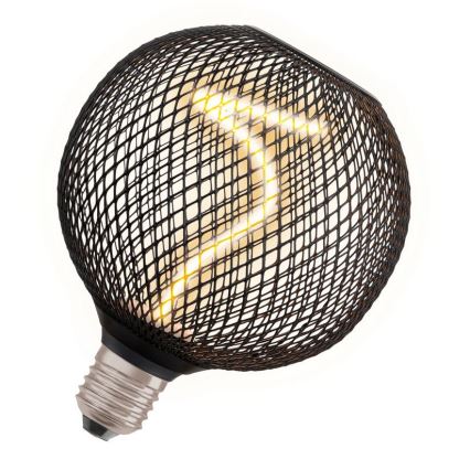LED Stmívatelná žárovka DECOR FILAMENT G125 E27/3,5W/230V 1800K černá - Osram