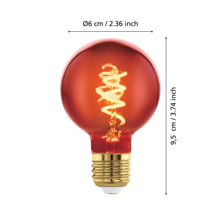 LED Stmívatelná žárovka E27/4W/230V 2000K - Eglo 110198