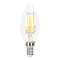 LED Stmívatelná žárovka FILAMENT C35 E14/4W/230V 6500K - Aigostar