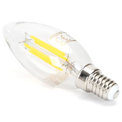 LED Stmívatelná žárovka FILAMENT C35 E14/4W/230V 6500K - Aigostar