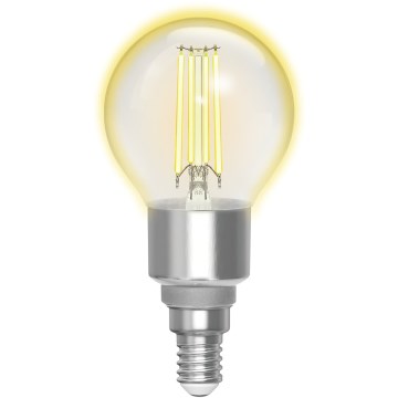 LED Stmívatelná žárovka FILAMENT G45 E14/4,5W/230V 2700-6500K Wi-Fi - Aigostar
