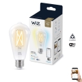 LED Stmívatelná žárovka FILAMENT ST64 E27/6,7W/230V 2700-6500K CRI 90 Wi-Fi - WiZ