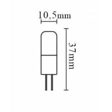 LED Stmívatelná žárovka G4/2W/12V 4000K