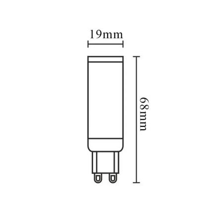 LED Stmívatelná žárovka G9/6W/230V 4000K