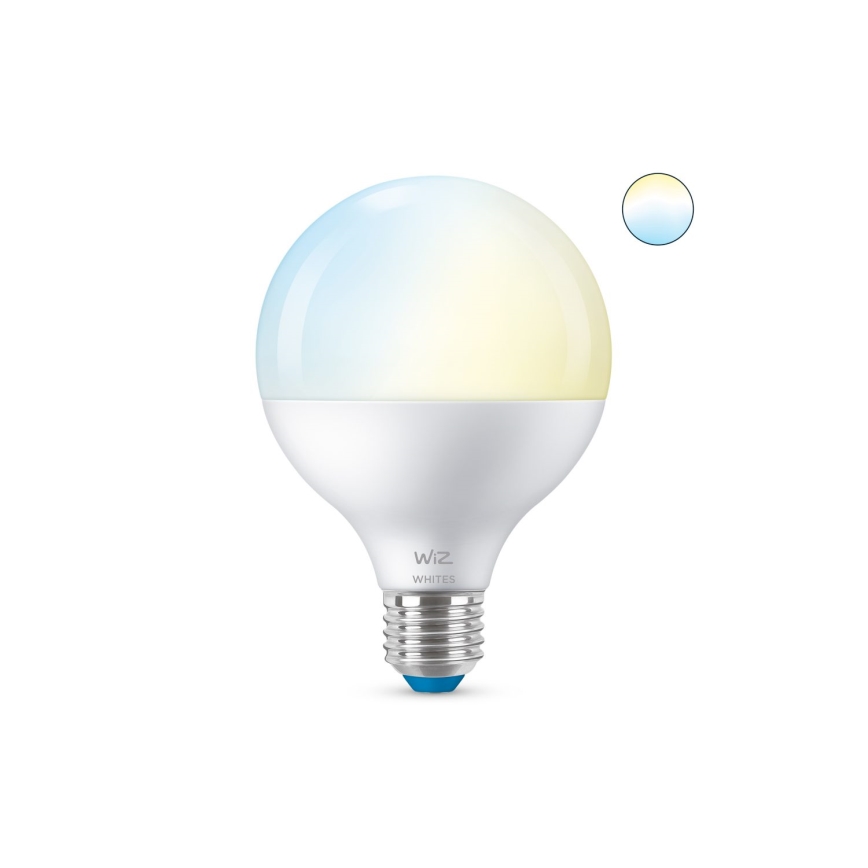 LED Stmívatelná žárovka G95 E27/11W/230V 2700-6500K CRI 90 Wi-Fi - WiZ