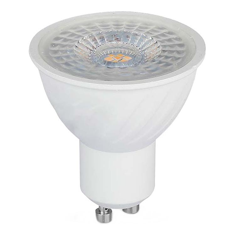 LED Stmívatelná žárovka GU10/6W/230V 6500K 38°