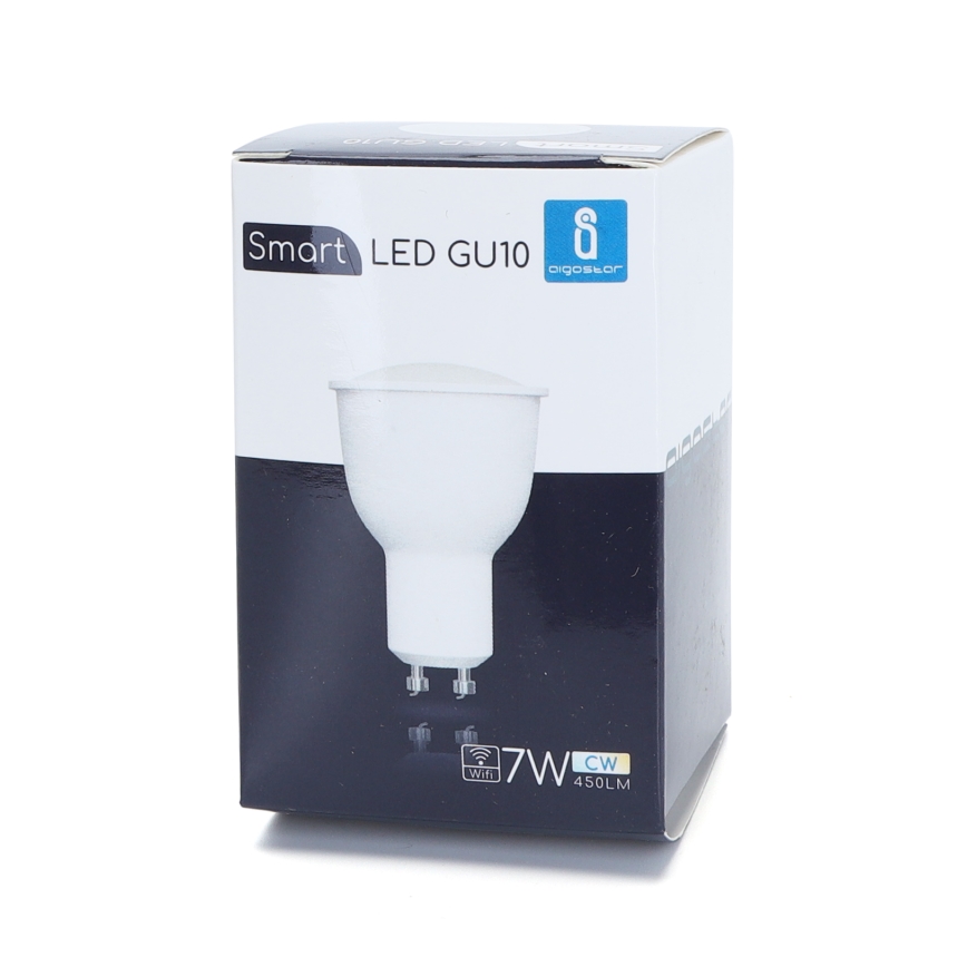 LED Stmívatelná žárovka GU10/7W/230V 3000-6500K Wi-Fi - Aigostar