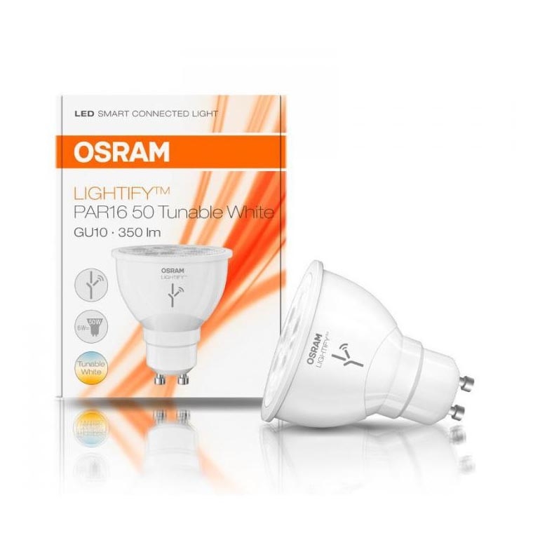 LED Stmívatelná žárovka LIGHTIFY GU10/6W/230V 2700-6500K - Osram