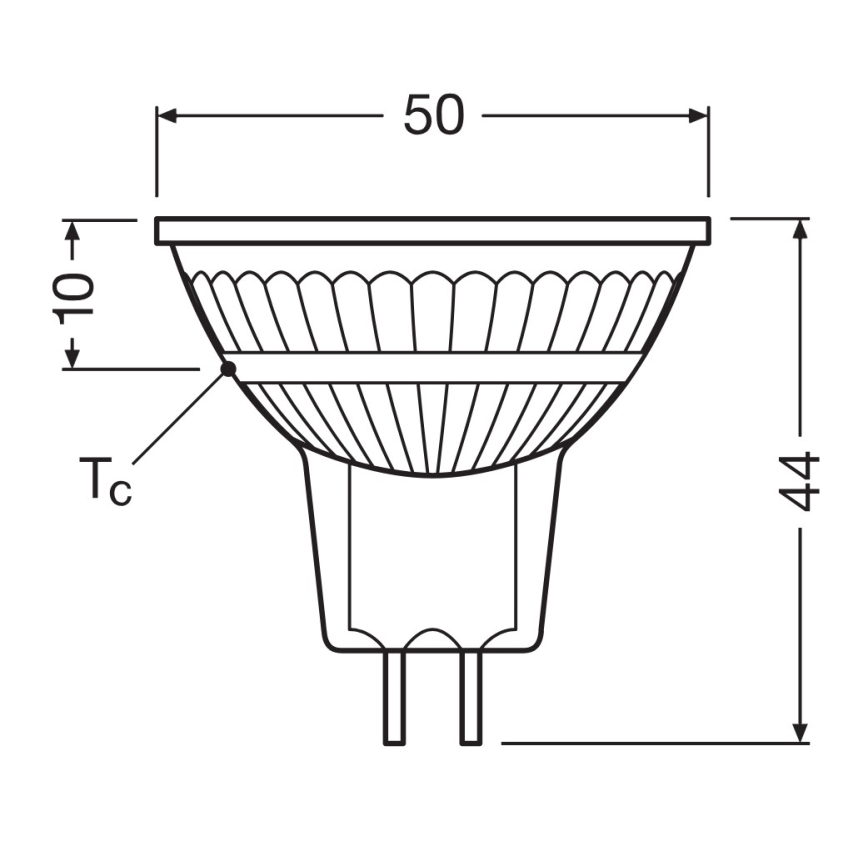 LED Stmívatelná žárovka MR16 GU5,3/5W/12V 4000K 36° CRI 90 - Osram