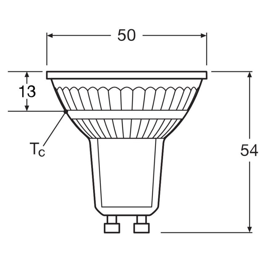 LED Stmívatelná žárovka PAR16 GU10/4,7W/230V 4000K 36° CRI 90 - Osram