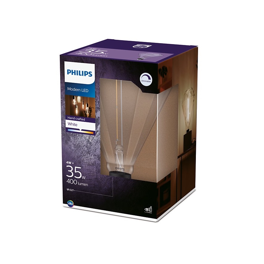 LED Stmívatelná žárovka Philips E27/4W/230V 3000K