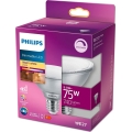 LED Stmívatelná žárovka Philips E27/9,5W/230V 2700K