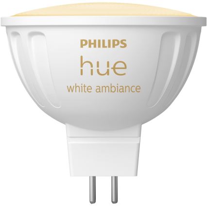 LED Stmívatelná žárovka Philips Hue White Ambiance GU5,3/MR16/5,1W/12V 2200-6500K