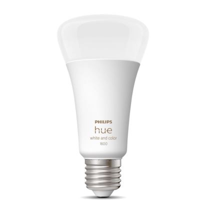 LED Stmívatelná žárovka Philips Hue White And Color Ambiance A67 E27/13,5W/230V 2000-6500K