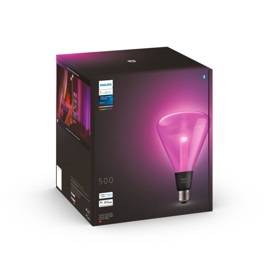 LED Stmívatelná žárovka Philips Hue White And Color Ambiance E27/6,5W/230V 2000-6500K