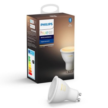 LED Stmívatelná žárovka Philips Hue WHITE AMBIANCE GU10/5W/230V 2200-6500K