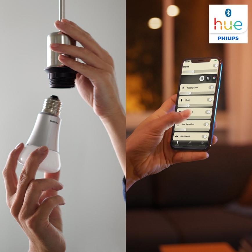 LED Stmívatelná žárovka Philips Hue WHITE AMBIANCE GU10/5W/230V 2200-6500K