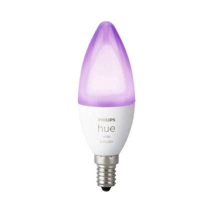 LED Stmívatelná žárovka Philips Hue WHITE AND COLOR AMBIANCE B39 E14/5,3W/230V 2200K - 6500K