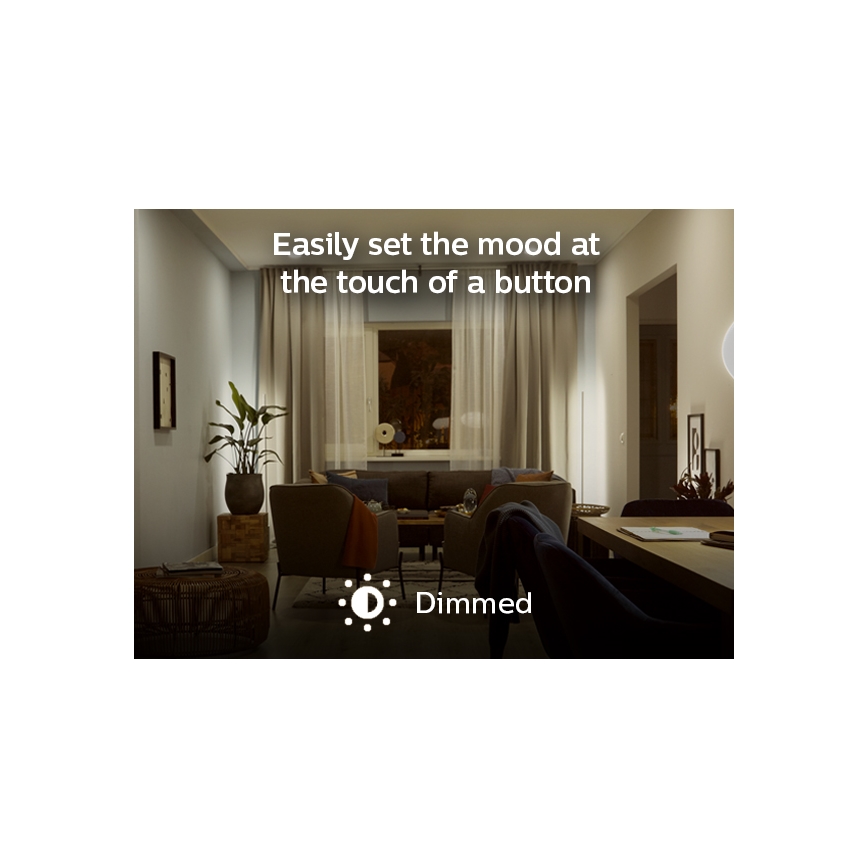 LED Stmívatelná žárovka Philips Hue WHITE E14/5,5W/230V 2700K