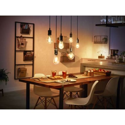 LED Stmívatelná žárovka Philips Hue WHITE FILAMENT G125 E27/7W/230V 2100K