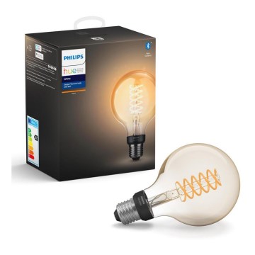 LED Stmívatelná žárovka Philips Hue WHITE FILAMENT G93 E27/7W/230V 2100K