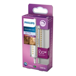LED Stmívatelná žárovka Philips R7s/14W/230V 4000K