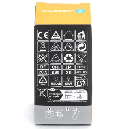 LED Stmívatelná žárovka R7s/8W/230V 2700K - Aigostar