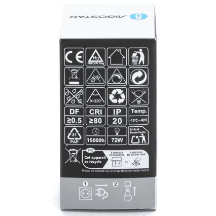 LED Stmívatelná žárovka R7s/8W/230V 6500K - Aigostar