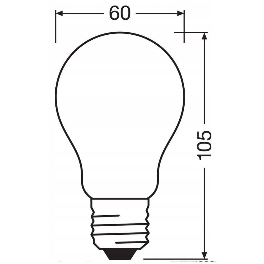 LED Stmívatelná žárovka RETROFIT A60 E27/11W/230V 4000K - Osram