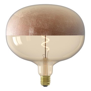 LED Stmívatelná žárovka s vrchlíkem FILAMENT E27/4W/230V 1800K měděná CRI 90