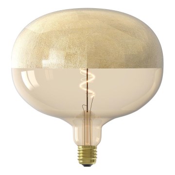 LED Stmívatelná žárovka s vrchlíkem FILAMENT E27/4W/230V 1800K zlatá CRI 90