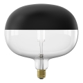 LED Stmívatelná žárovka s vrchlíkem FILAMENT E27/6W/230V 1800K černá CRI 90