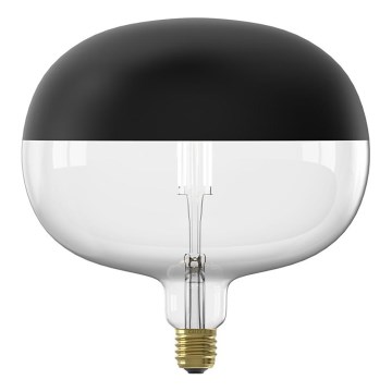 LED Stmívatelná žárovka s vrchlíkem FILAMENT E27/6W/230V 1800K černá CRI 90