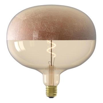 LED Stmívatelná žárovka s vrchlíkem FILAMENT E27/6W/230V 1800K měděná CRI 90