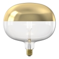 LED Stmívatelná žárovka s vrchlíkem FILAMENT E27/6W/230V 1800K zlatá CRI 90