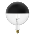 LED Stmívatelná žárovka s vrchlíkem FILAMENT G200 E27/6W/230V 1800K černá CRI 90