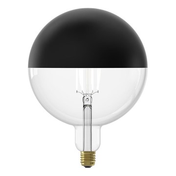 LED Stmívatelná žárovka s vrchlíkem FILAMENT G200 E27/6W/230V 1800K černá CRI 90