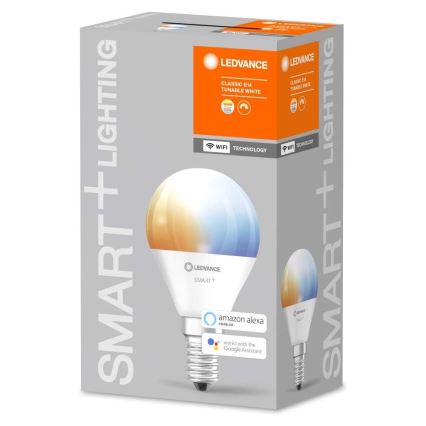 LED Stmívatelná žárovka SMART+ E14/5W/230V 2700K-6500K Wi-Fi - Ledvance