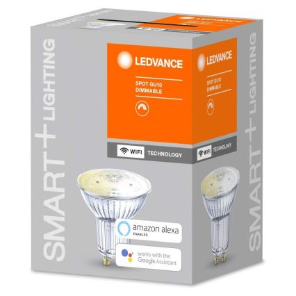 LED Stmívatelná žárovka SMART+ GU10/5W/230V 2700K Wi-Fi - Ledvance