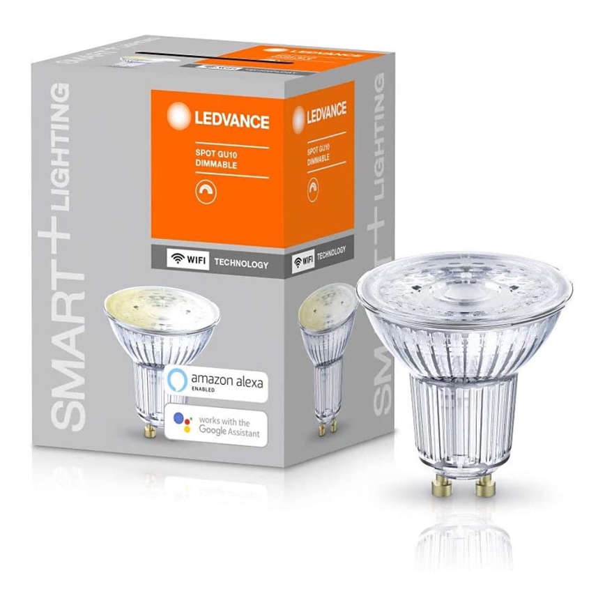 LED Stmívatelná žárovka SMART+ GU10/5W/230V 2700K Wi-Fi - Ledvance